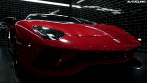 Lamborghini Aventador : Red Wrapping